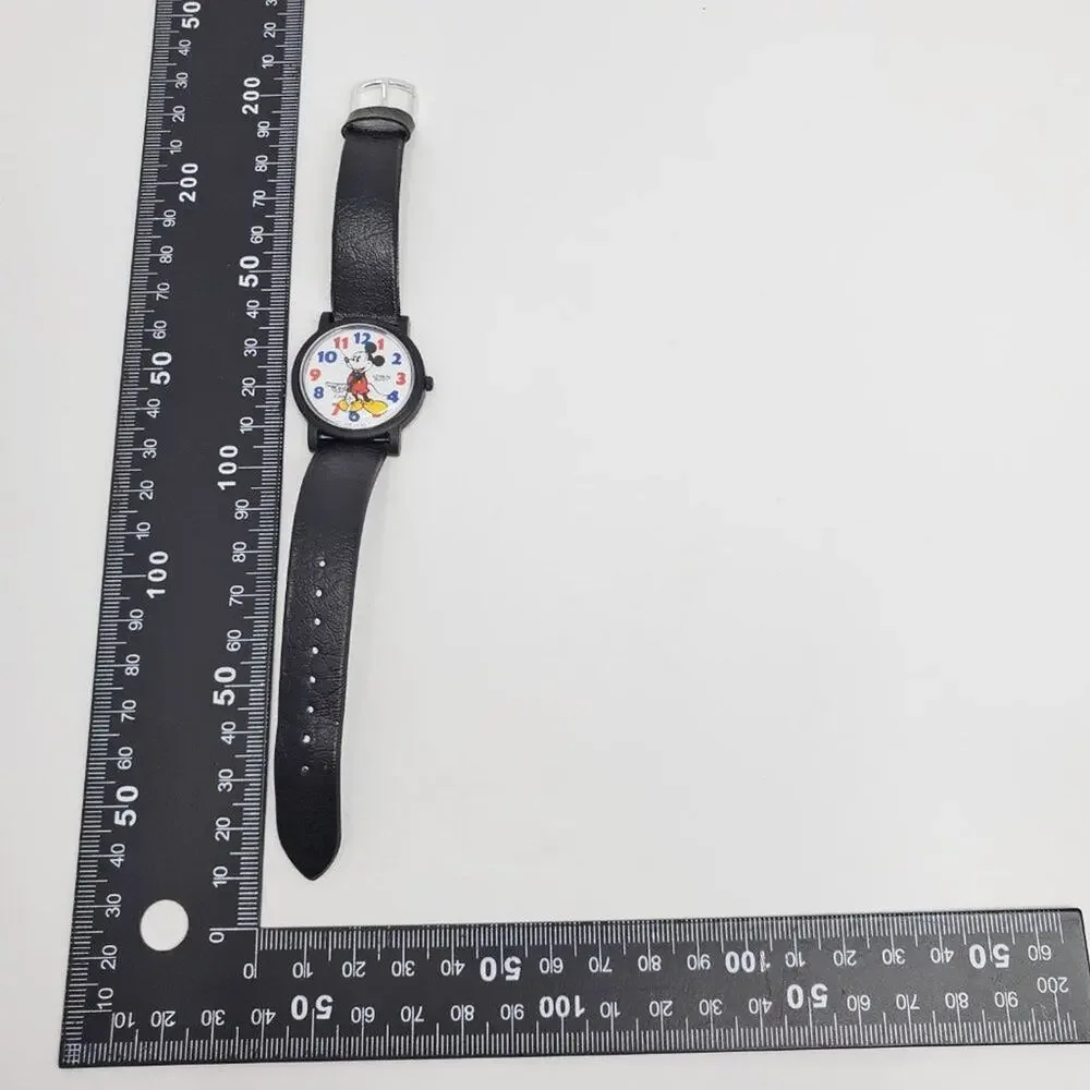 Disney X Lorus Mickey Mouse Blue & Red Plastic VTG Watch NOS